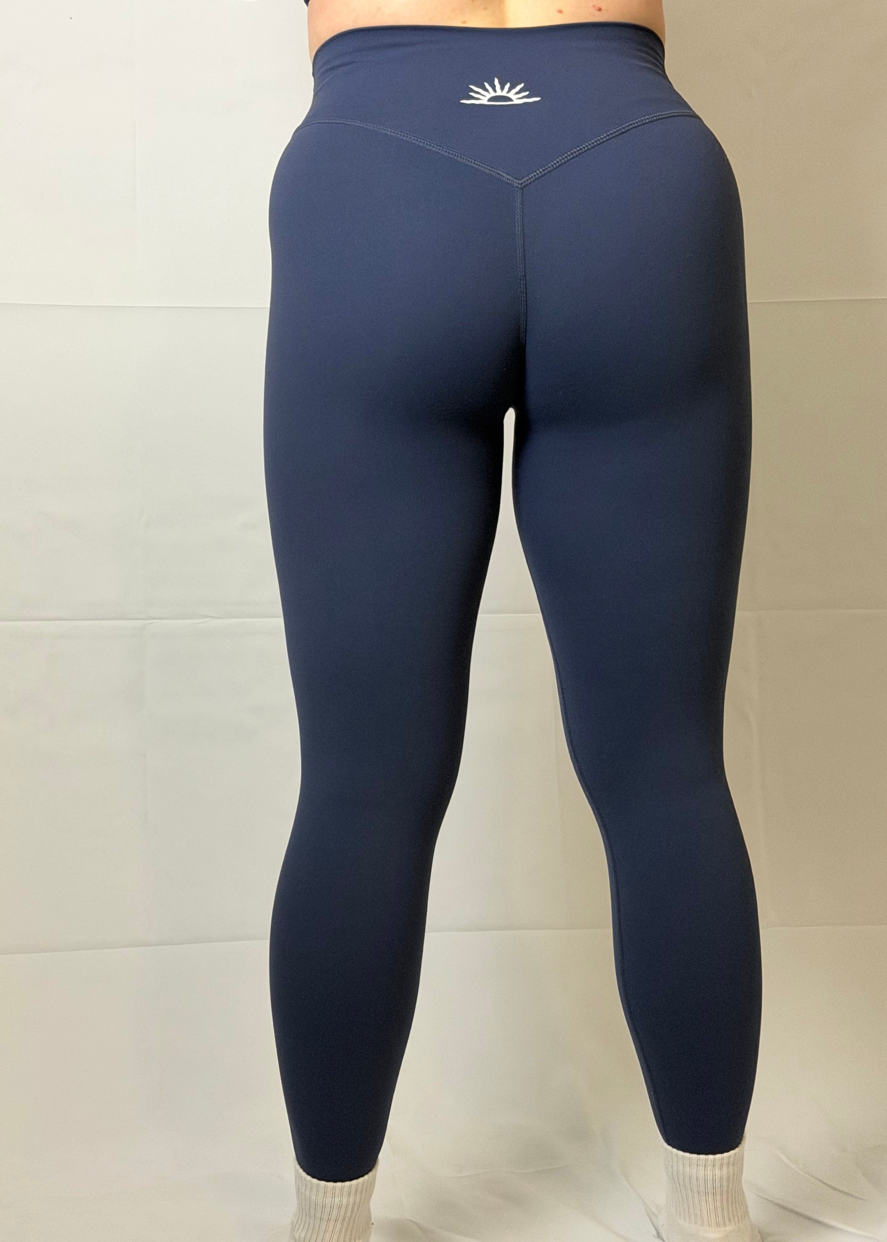 Sol Leggings - Steel Blue