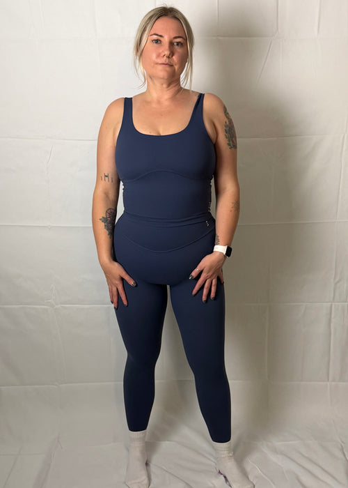Sol Leggings - Steel Blue